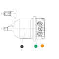 Rexroth A10FE A10FE10 A10FE14 A10FE16 A10FE18 A10FE23 A10FE28 A10FE45 Serie Axialkolben-Hydraulikmotor A10FE10/52L-VCH16N002